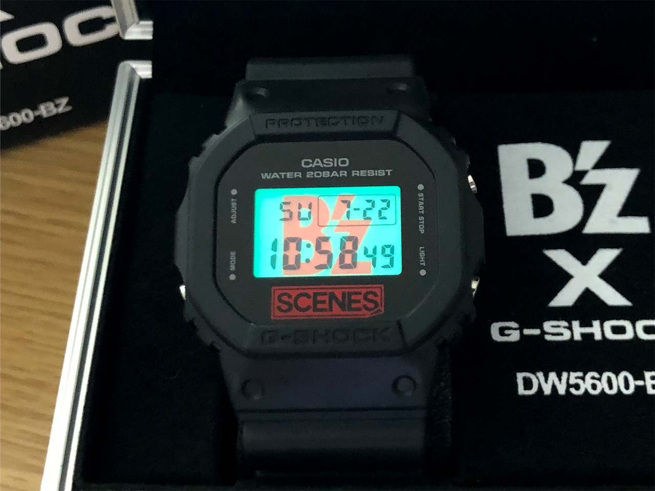 G-SHOCK B'z DW-5600 LIMITED MODEL”（ブラック） - 腕時計(デジタル)