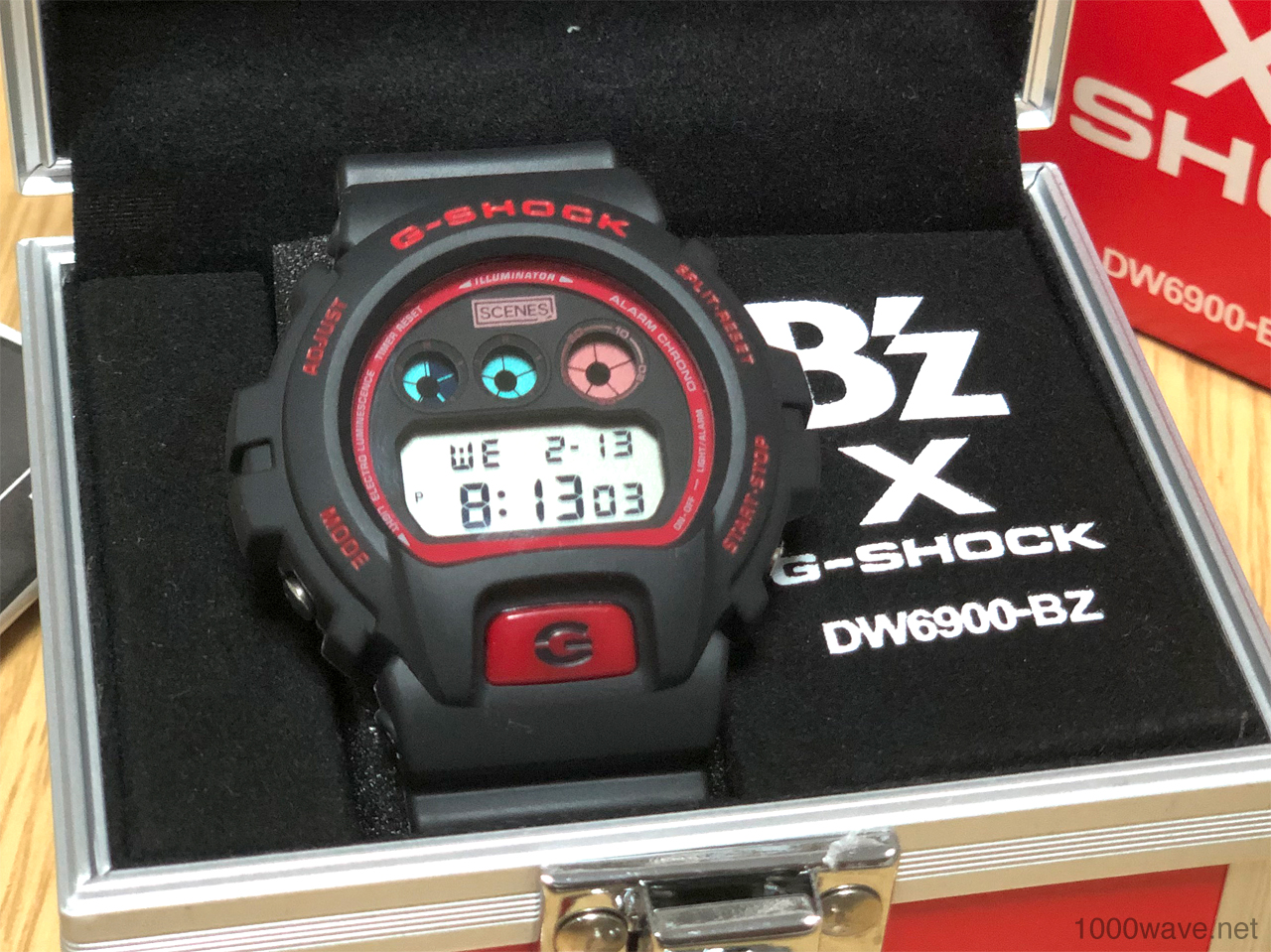 新品未開封品ですG-SHOCK B'z DW-6900 “LIMITED MODEL”（レッド） - 時計